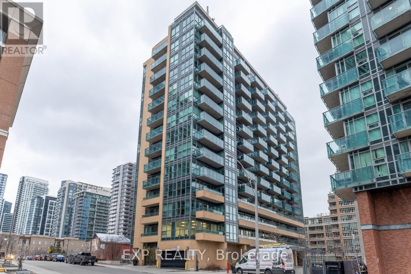 1512 - 69 Lynn Williams Street, Toronto, ON - Outdoor With Balcony With Facade