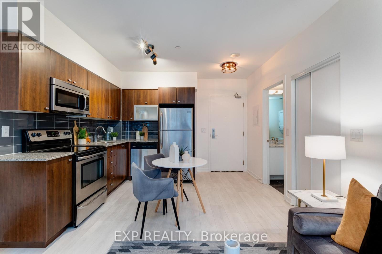 1512 - 69 Lynn Williams Street, Toronto, ON - Indoor Photo Showing Kitchen With Stainless Steel Kitchen