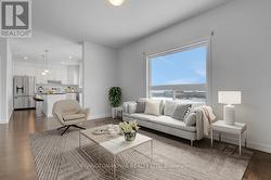 Family Room - virtually staged photo -