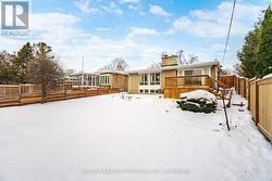 Fully fenced yard. New fence on one side & gate -