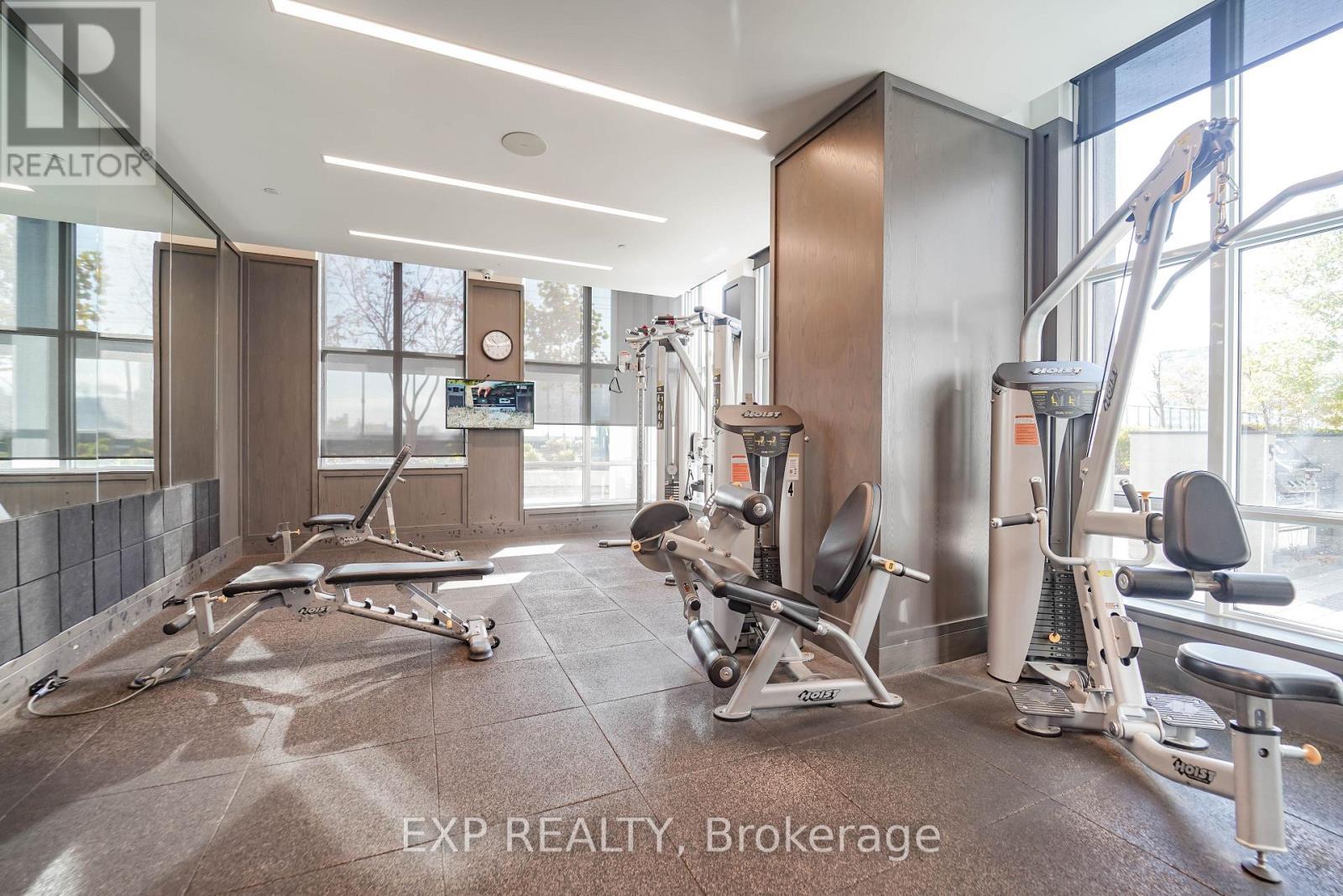 308A - 7 Mabelle Avenue, Toronto, ON - Indoor Photo Showing Gym Room