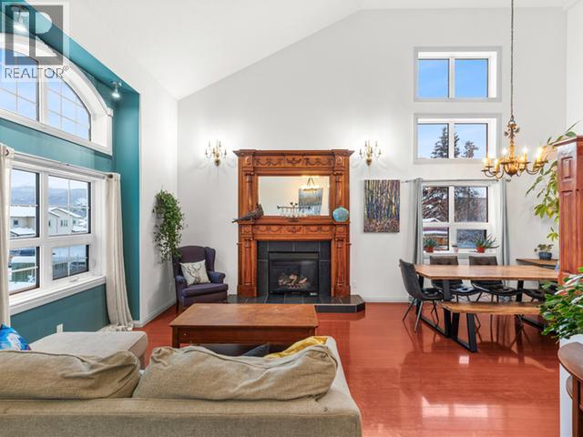 40 Stope Way, Whitehorse, YT - Indoor Photo Showing Living Room With Fireplace