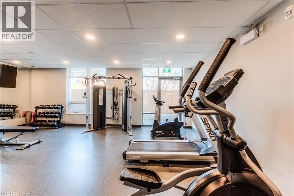 399 Queen Street S Unit# 417, Kitchener, ON - Indoor Photo Showing Gym Room