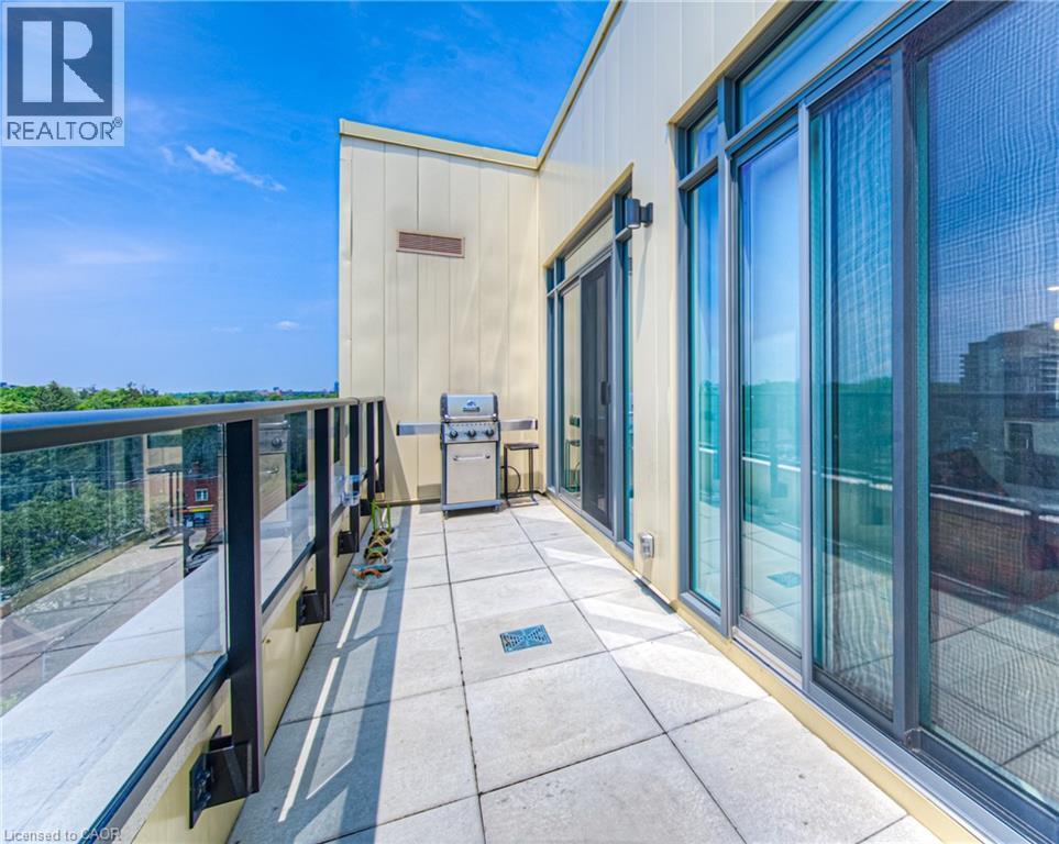 399 Queen Street S Unit# 417, Kitchener, ON - Outdoor With Balcony With Exterior