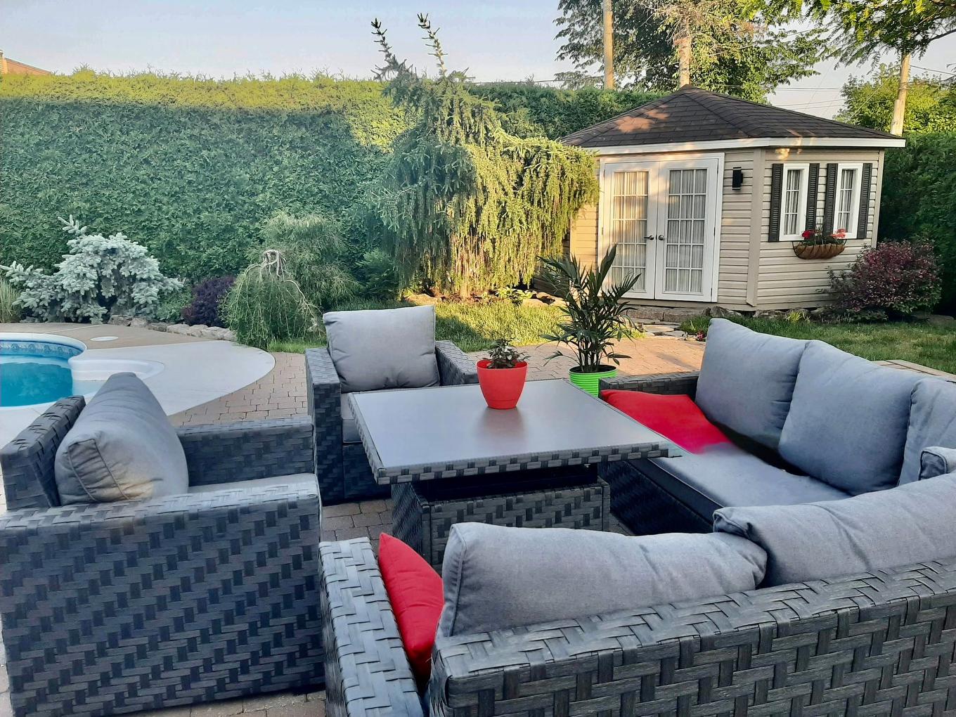 Backyard - 30 Rue Jolicoeur, Repentigny (Repentigny), QC - Outdoor With Deck Patio Veranda