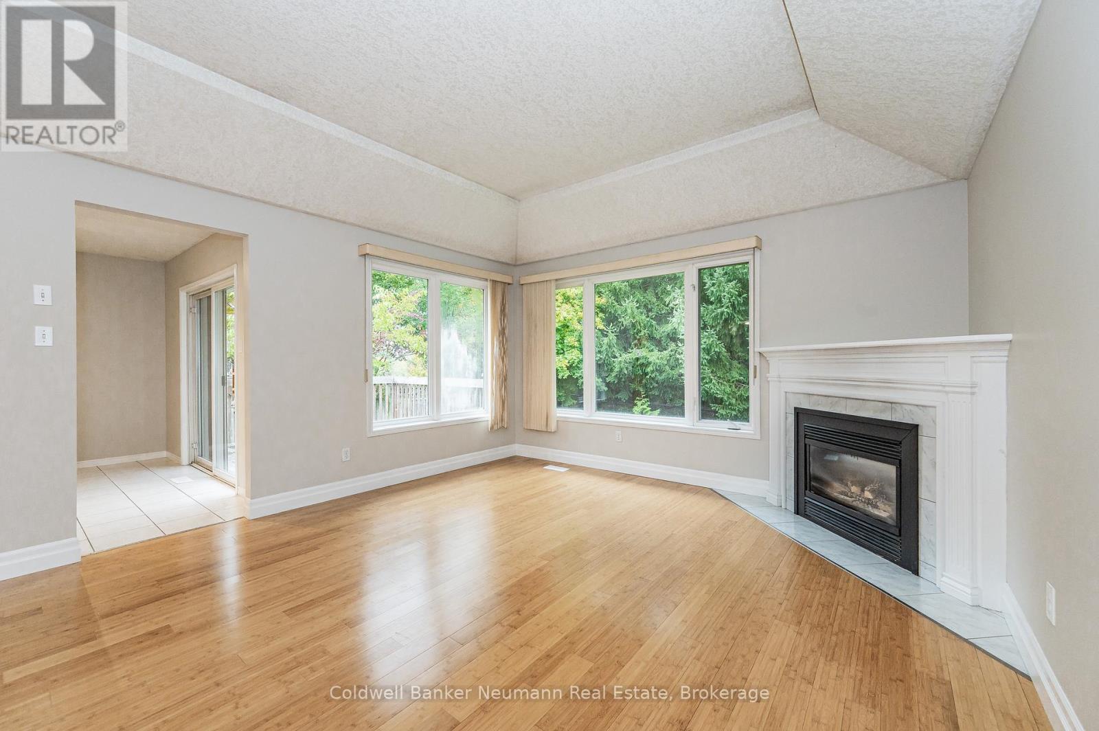 Upper - 18 Whittaker Court, Guelph (Kortright Hills), ON - Indoor Photo Showing Living Room With Fireplace