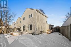 Brand new deck in backyard -