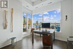 Great Room used as an office -