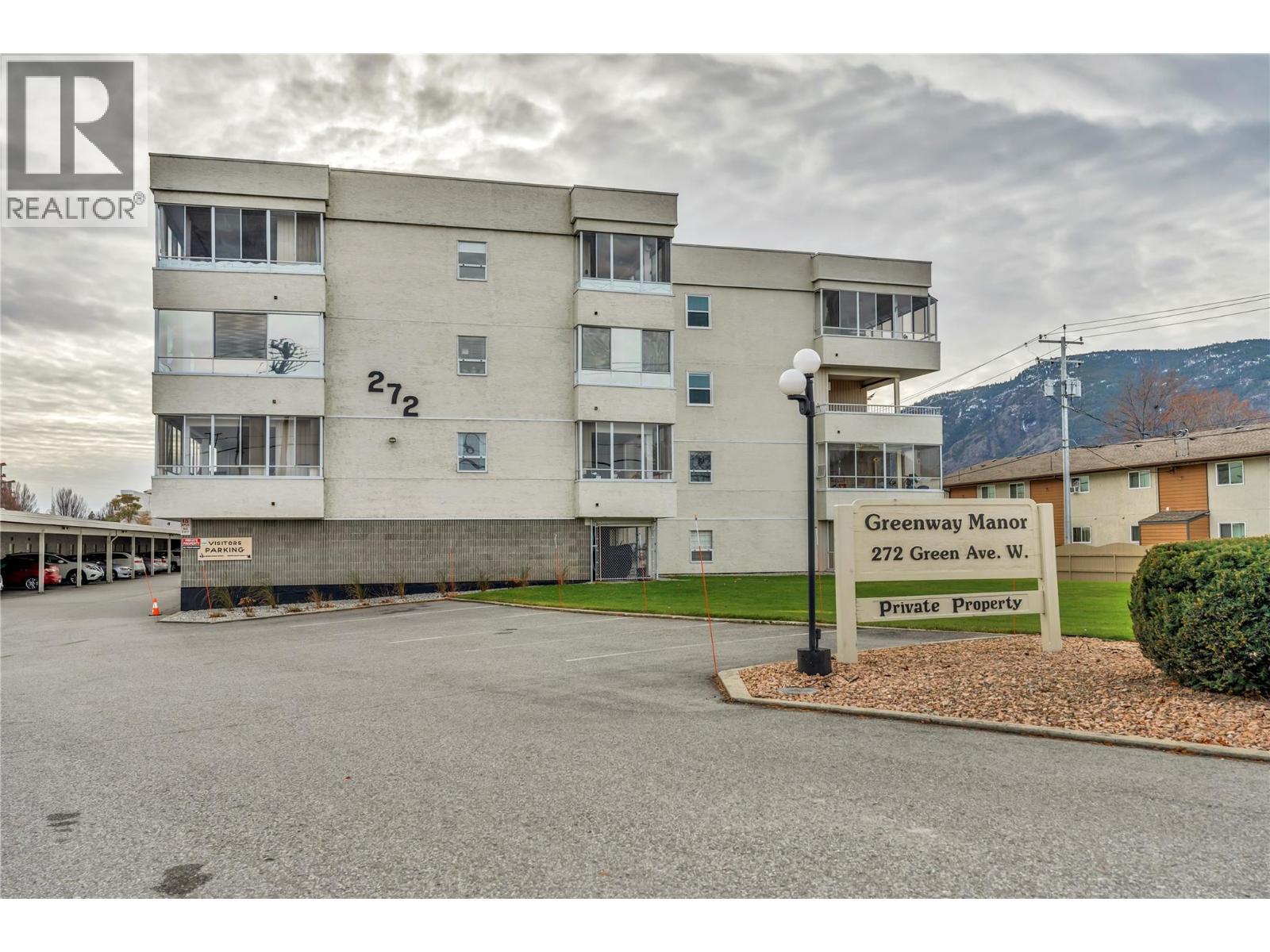 272 Green Avenue Unit# 402, Penticton, BC - Outdoor With Balcony