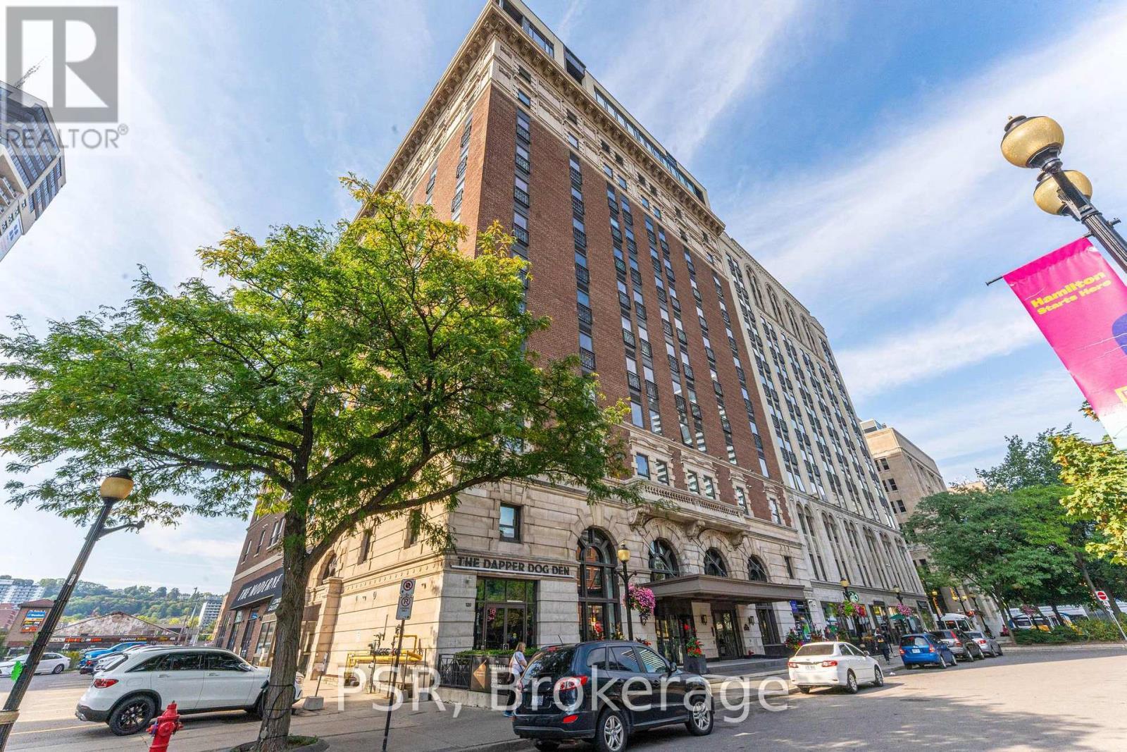 421 - 118 King Street E, Hamilton, ON - Outdoor With Facade