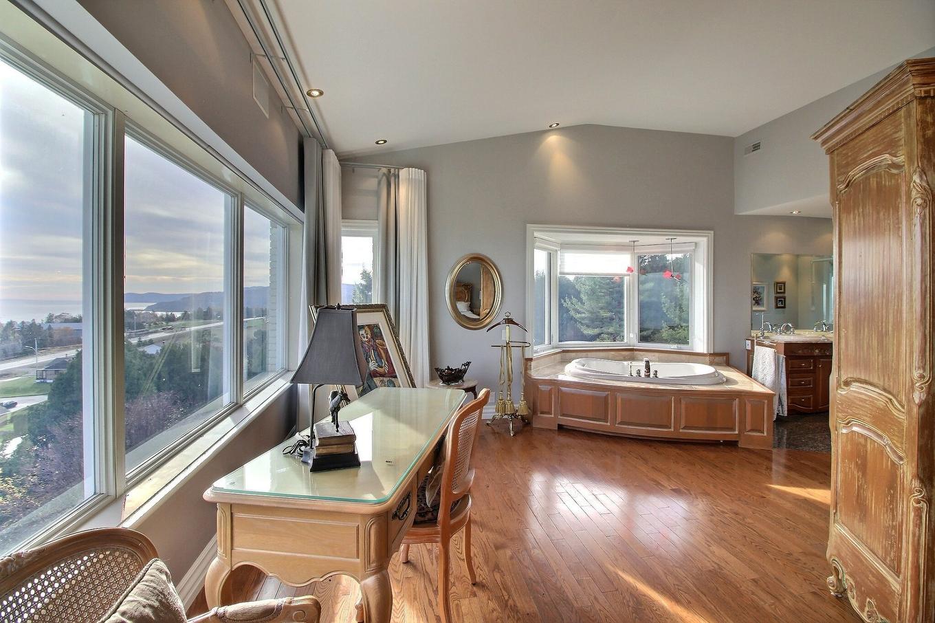 Chambre à coucher principale - 10 Rue Des Cèdres, La Malbaie, QC - Indoor