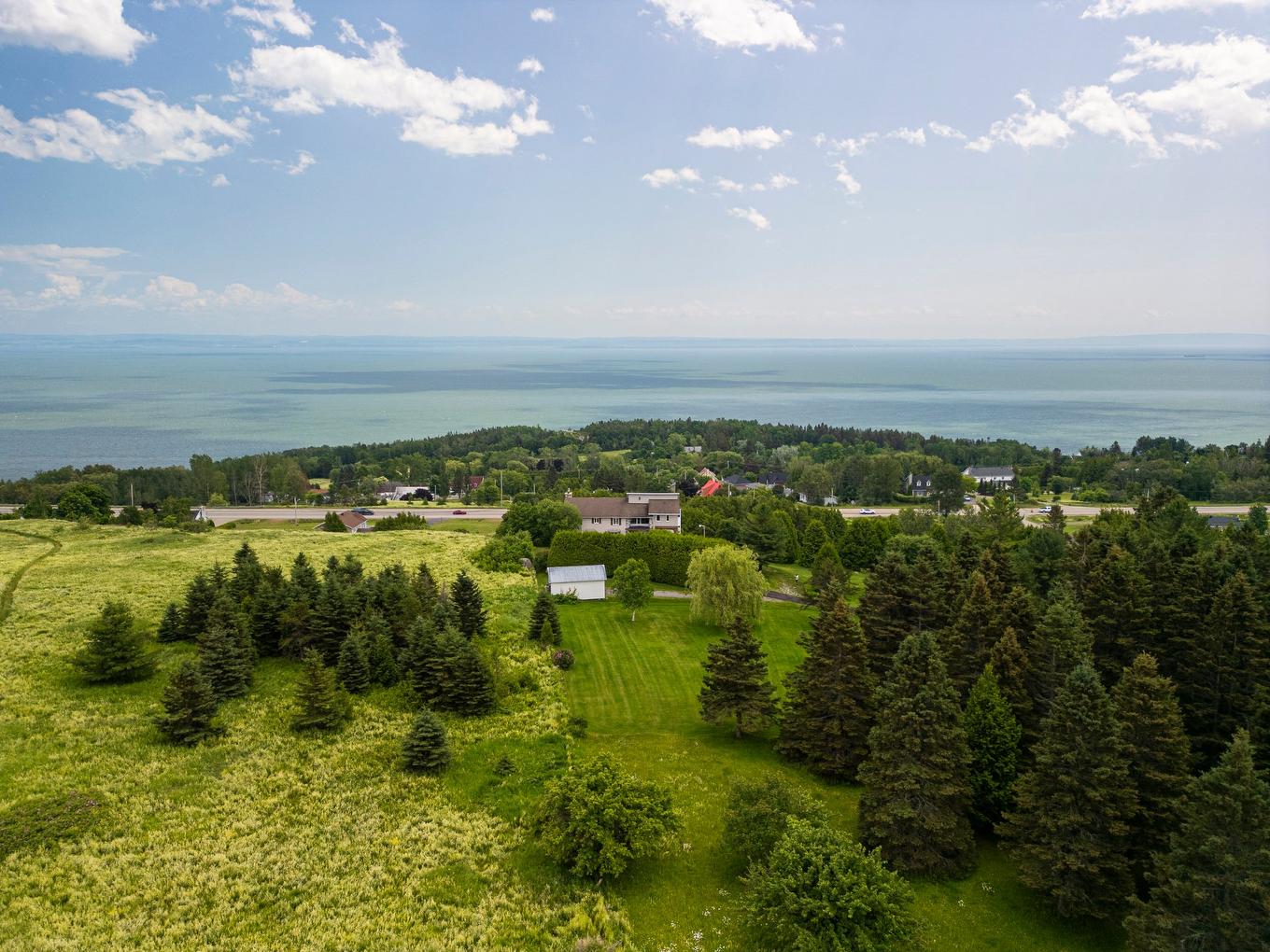 Photo aérienne - 10 Rue Des Cèdres, La Malbaie, QC - Outdoor With View