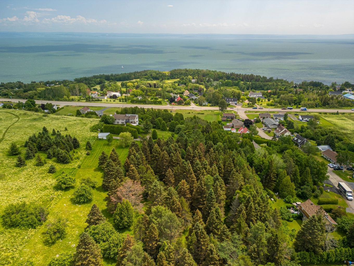 Photo aérienne - 10 Rue Des Cèdres, La Malbaie, QC - Outdoor With View