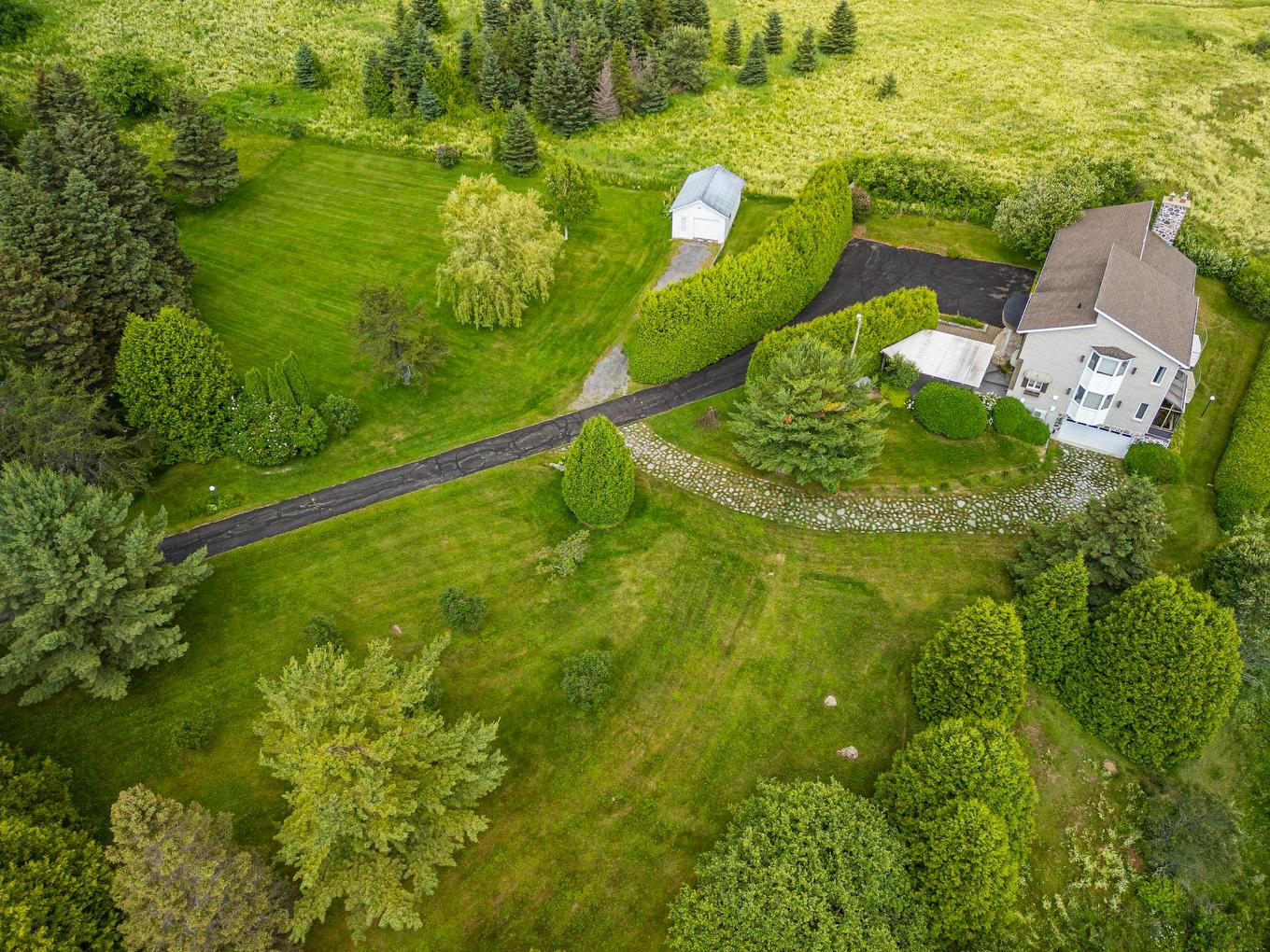 Photo aérienne - 10 Rue Des Cèdres, La Malbaie, QC - Outdoor With View