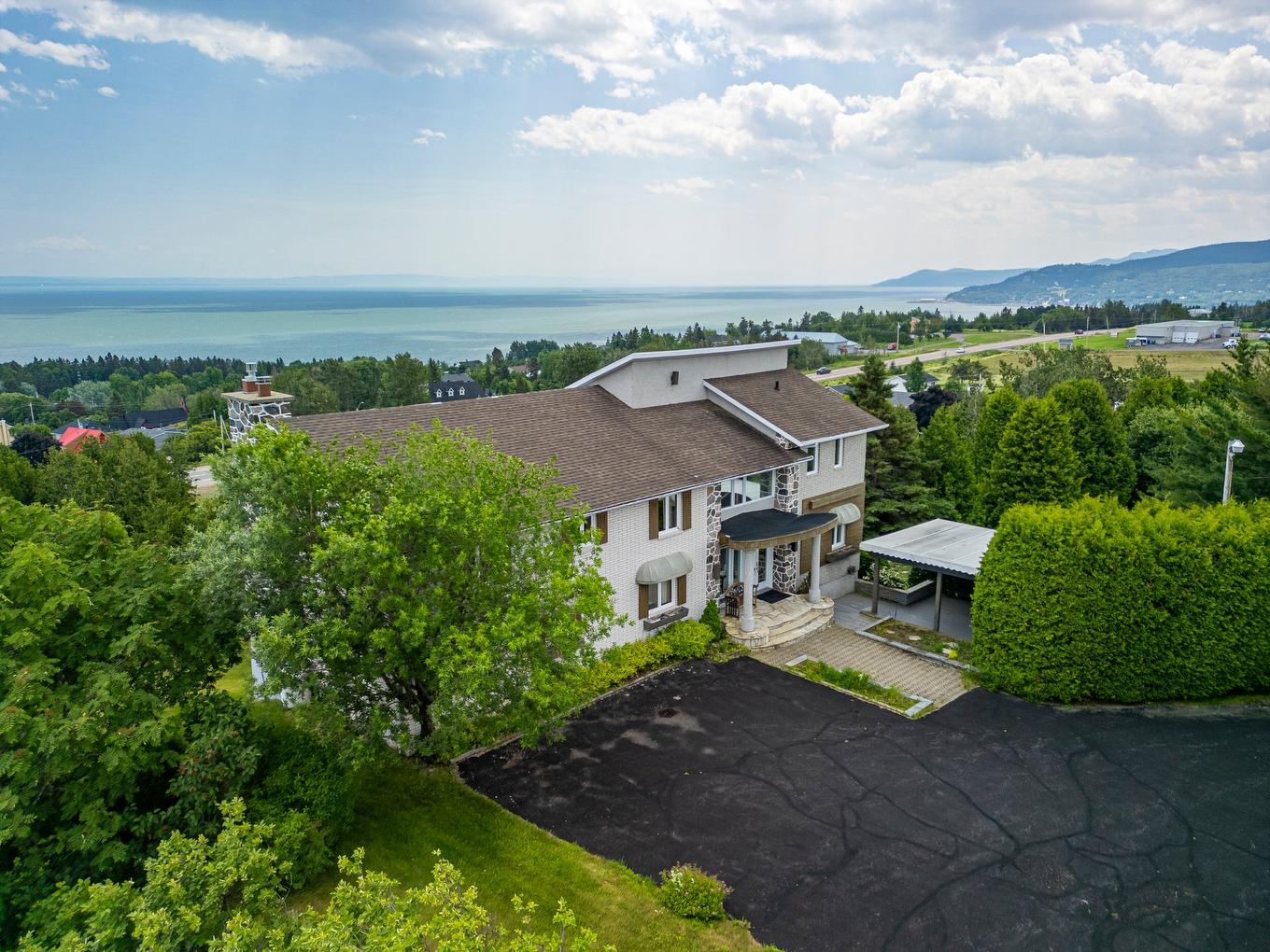 Photo aérienne - 10 Rue Des Cèdres, La Malbaie, QC - Outdoor With View