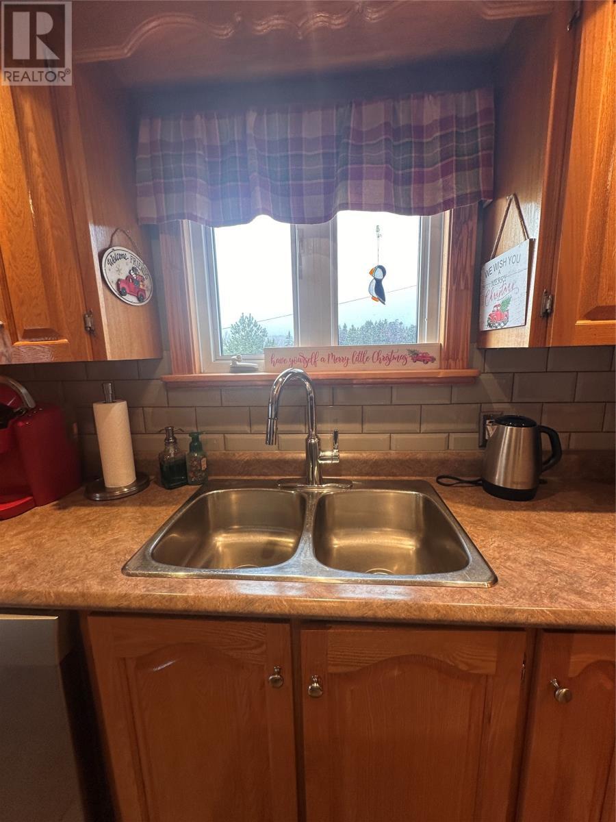 88 Main Road, Lewins Cove, NL - Indoor Photo Showing Kitchen With Double Sink