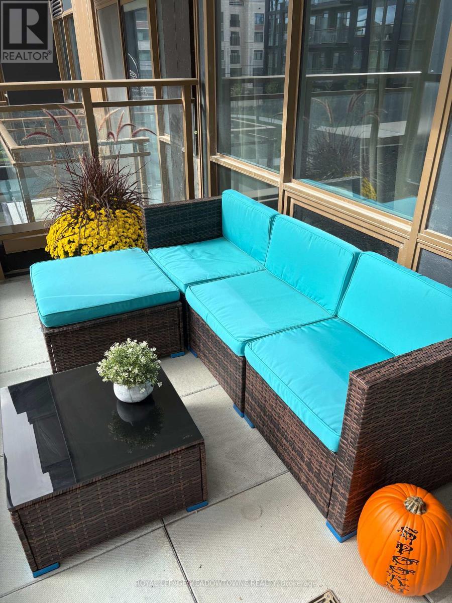 Oversized Balcony - 201 - 2343 Khalsa Gate, Oakville, ON - Outdoor With Deck Patio Veranda With Exterior