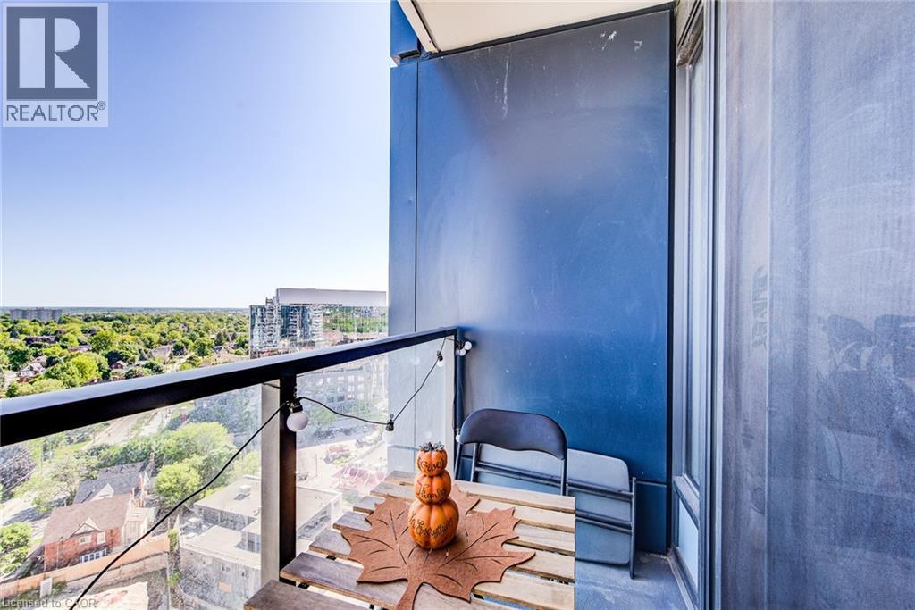 5 Wellington Street S Unit# 1511, Kitchener, ON - Outdoor With Balcony With View With Exterior
