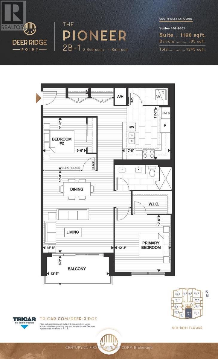 1201 - 4286 King Street, Kitchener, ON