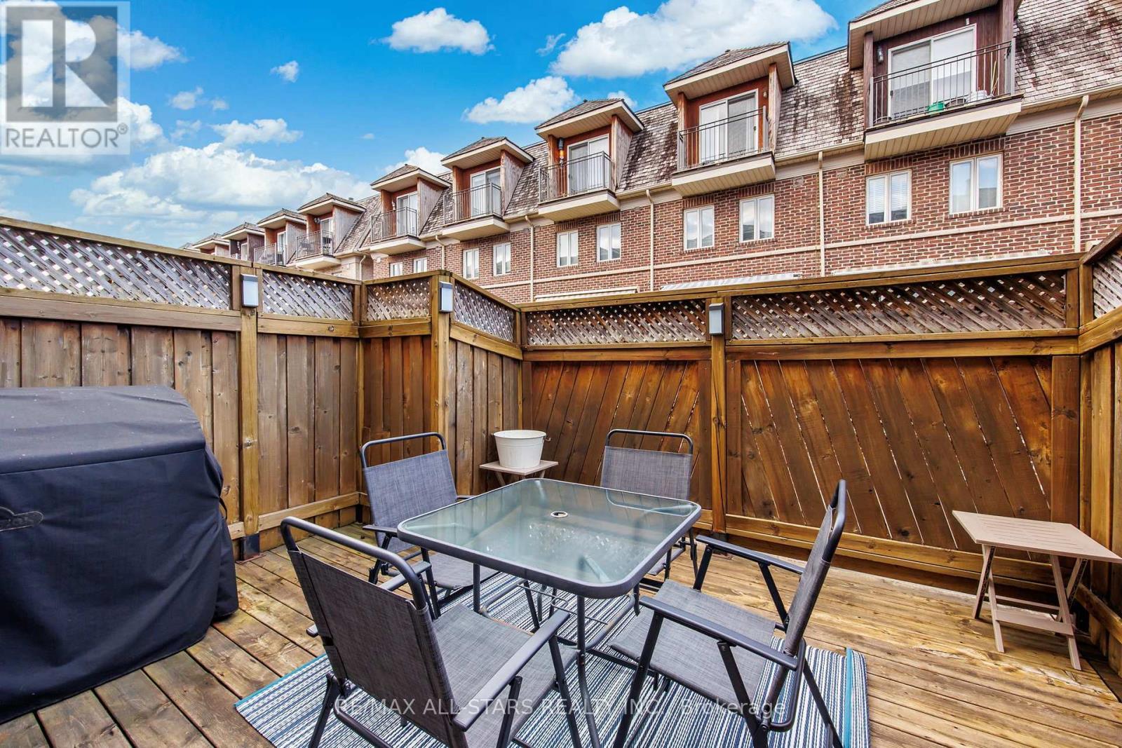 Private Deck with BBQ Gas Line - 114 Six Point Road, Toronto, ON - Outdoor With Deck Patio Veranda With Exterior