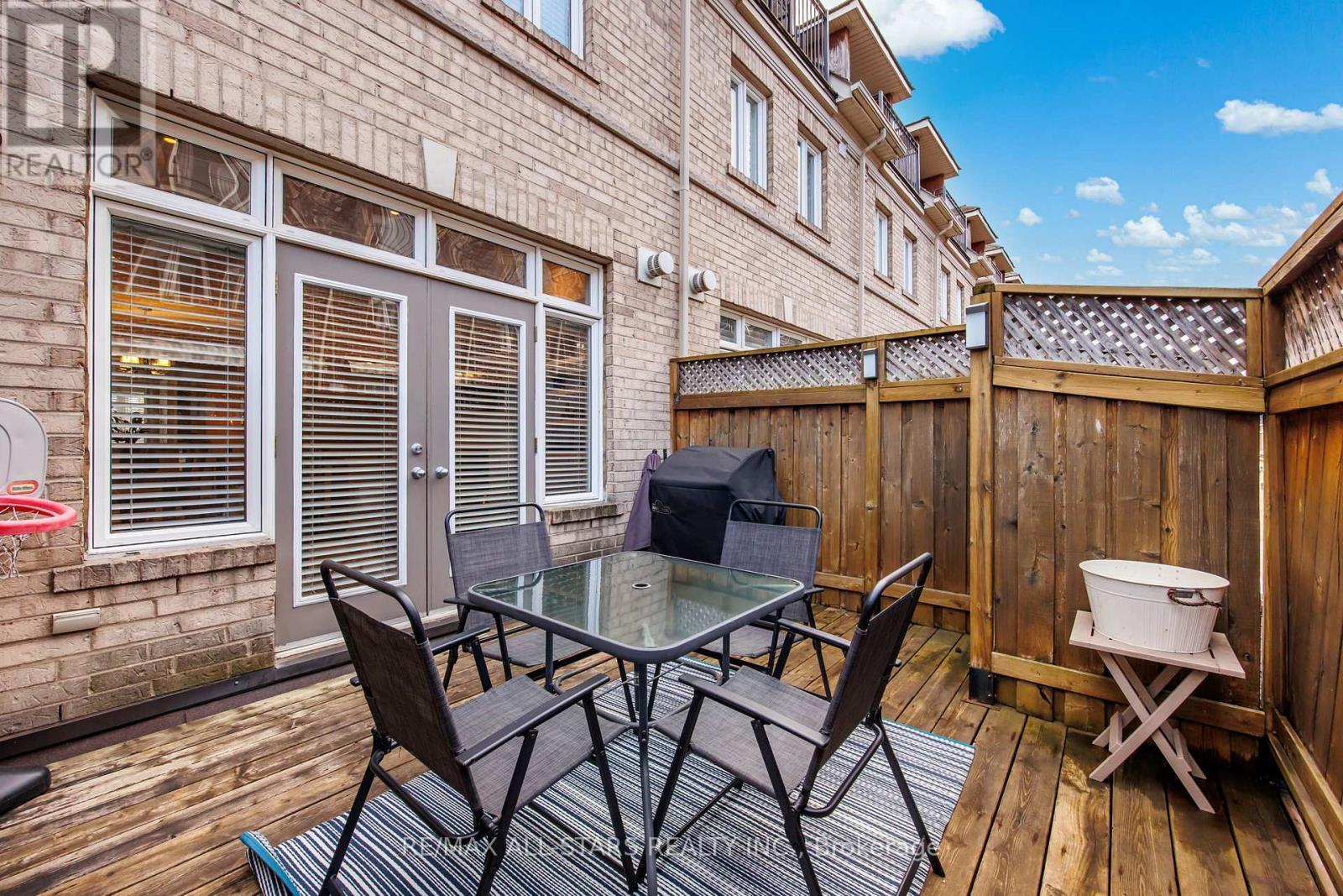 Private Deck with BBQ Gas Line - 114 Six Point Road, Toronto, ON - Outdoor With Deck Patio Veranda With Exterior