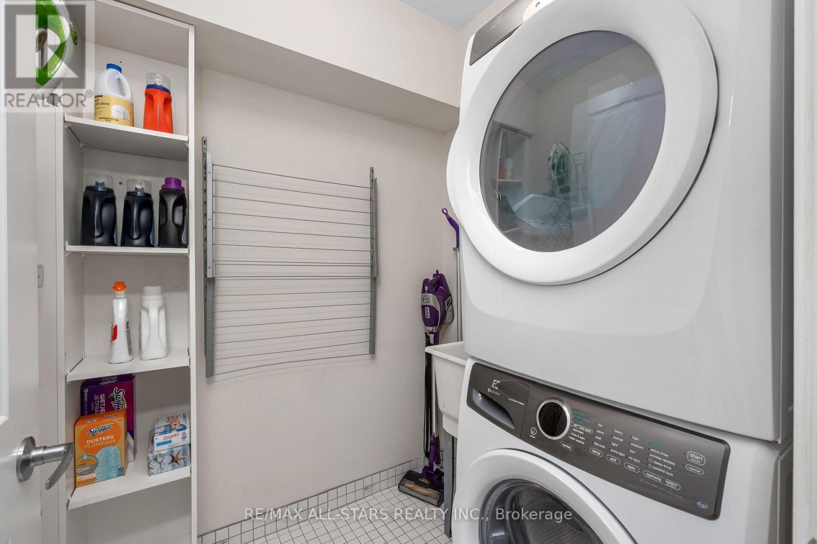 Convenient 2nd Floor Laundry Room - 114 Six Point Road, Toronto, ON - Indoor Photo Showing Laundry Room