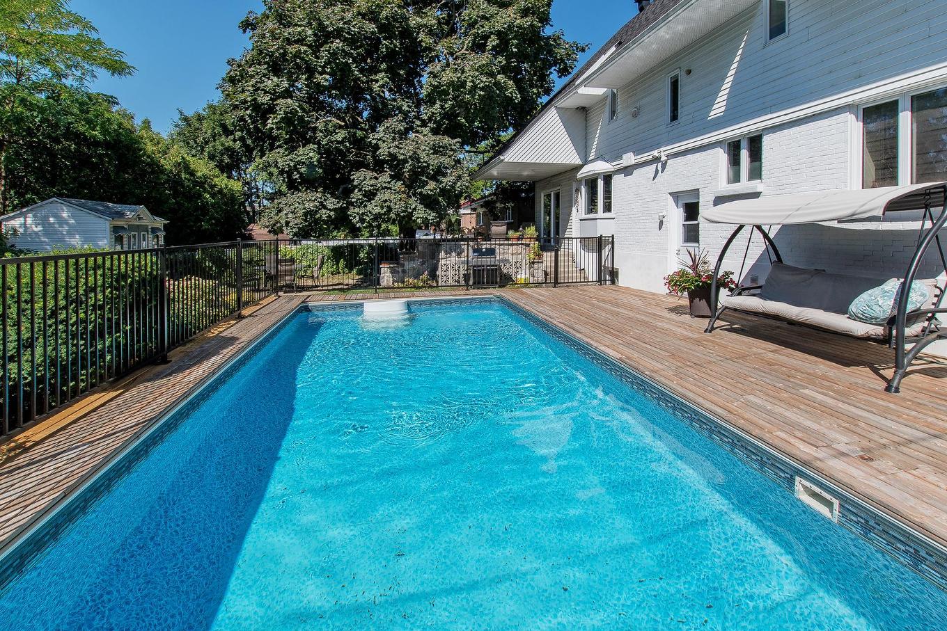 Pool - 9840 Rue Basile-Routhier, Montréal (Ahuntsic-Cartierville), QC - Outdoor With In Ground Pool With Backyard With Exterior