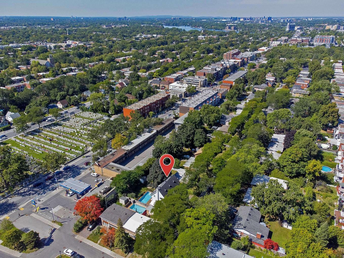 Aerial photo - 9840 Rue Basile-Routhier, Montréal (Ahuntsic-Cartierville), QC - Outdoor With View