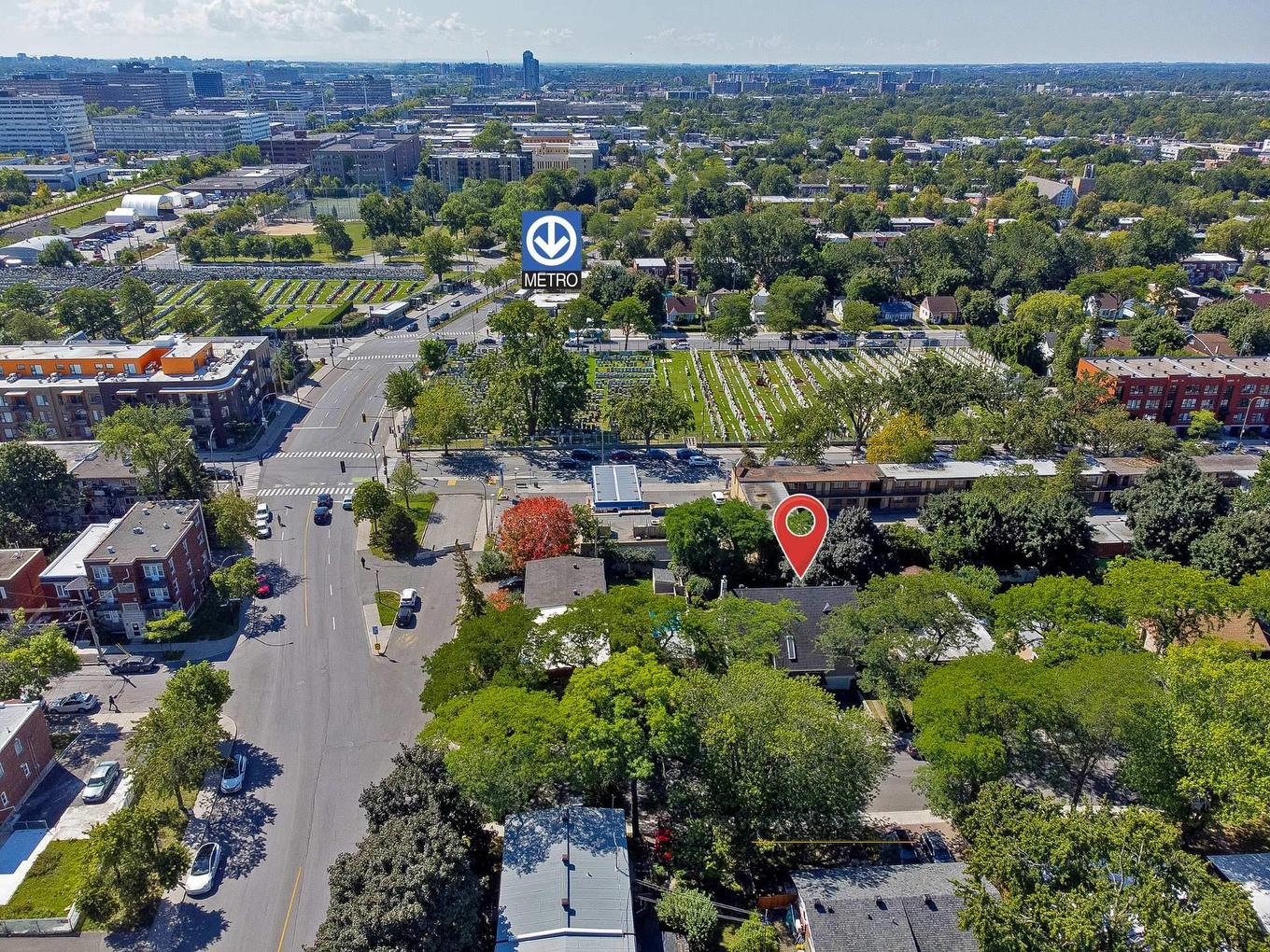 Aerial photo - 9840 Rue Basile-Routhier, Montréal (Ahuntsic-Cartierville), QC - Outdoor With View