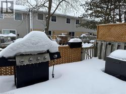 wood deck for back yard enjoyment -