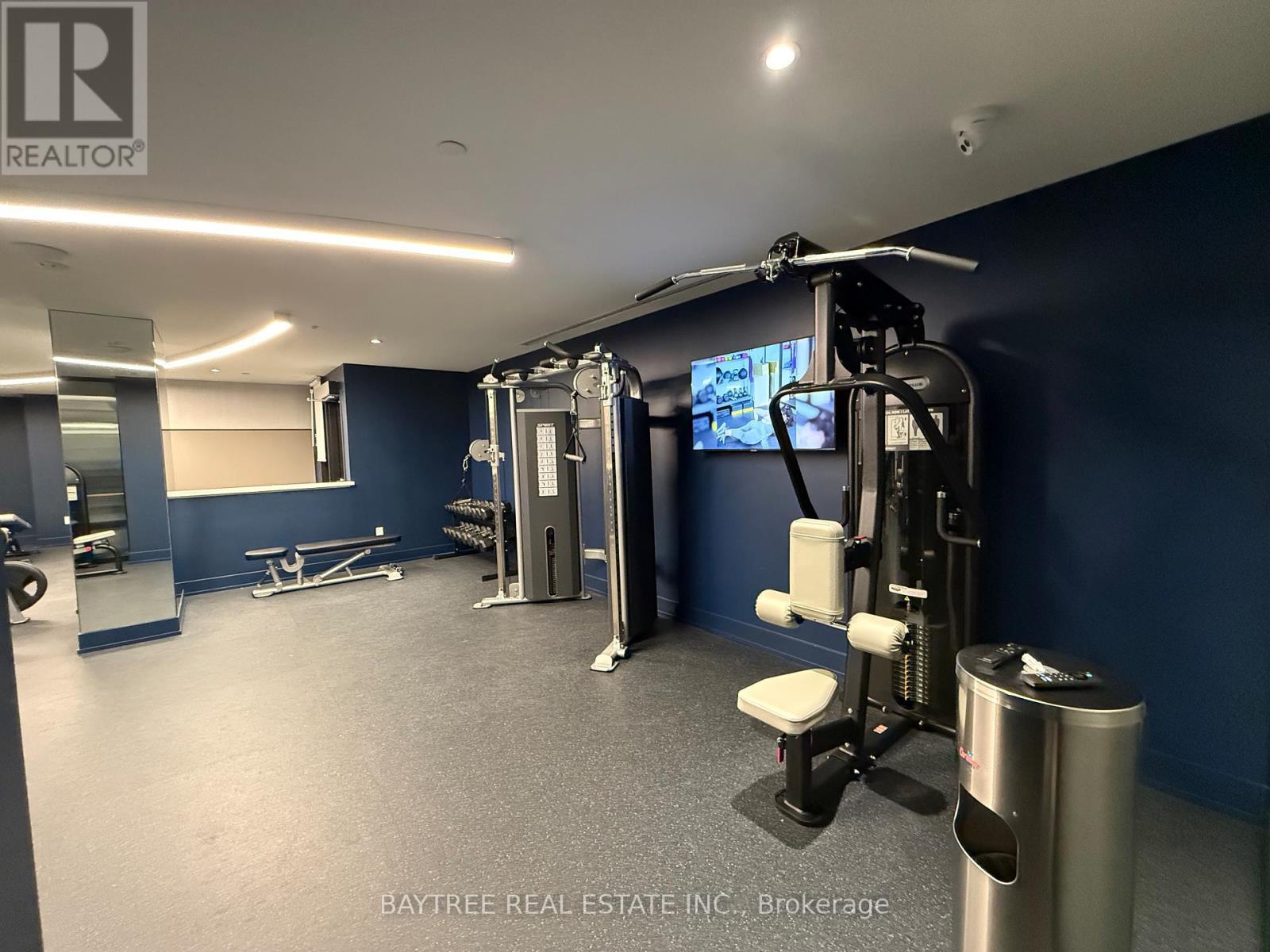 403 - 185 Deerfield Road, Newmarket, ON - Indoor Photo Showing Gym Room