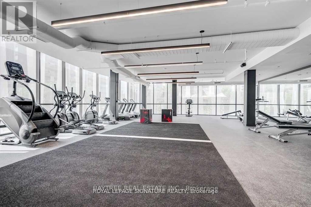 1801 - 85 Wood Street, Toronto, ON - Indoor Photo Showing Gym Room