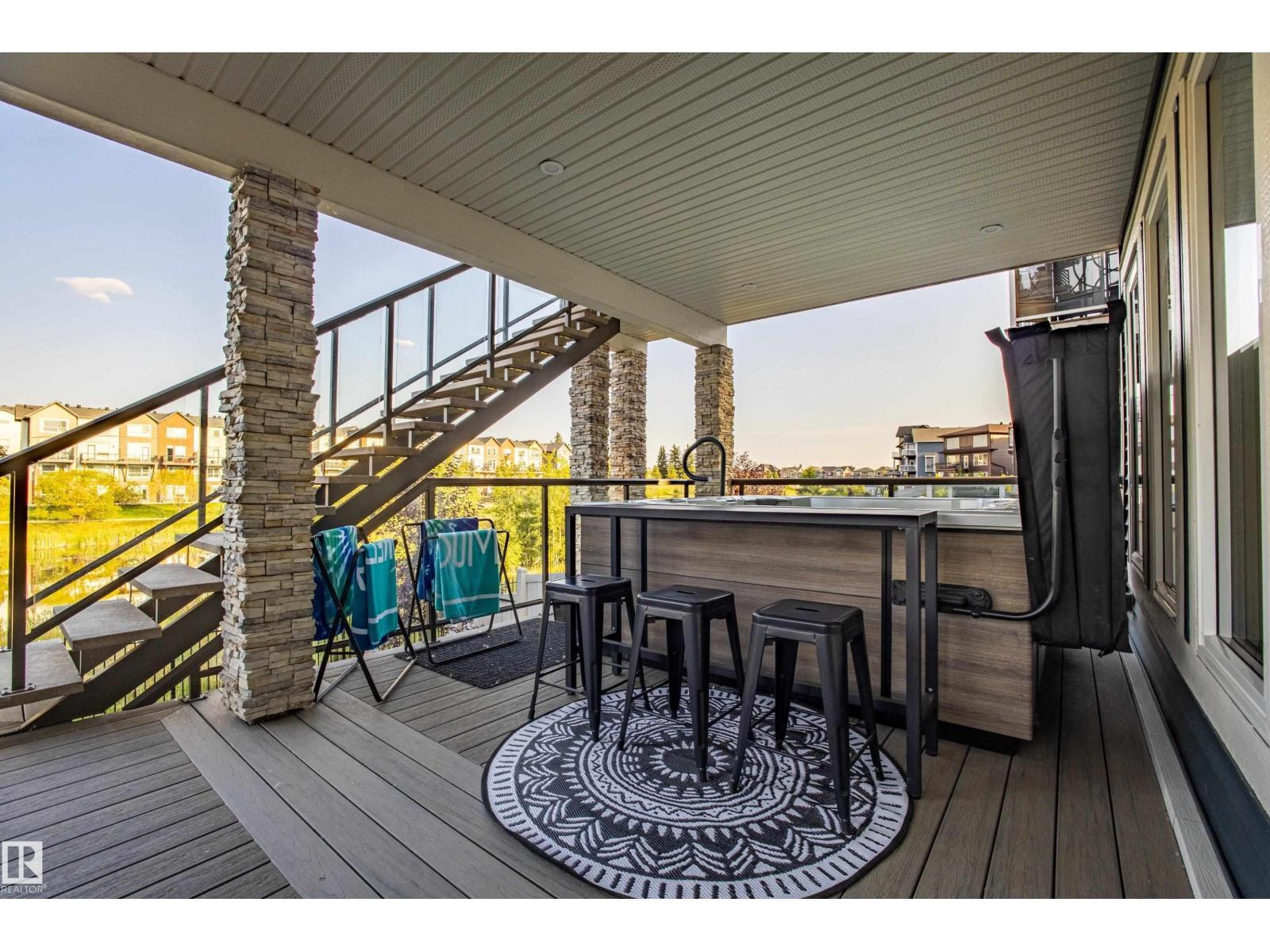 6013 Naden Ld Nw, Edmonton, AB - Outdoor With Deck Patio Veranda With Exterior