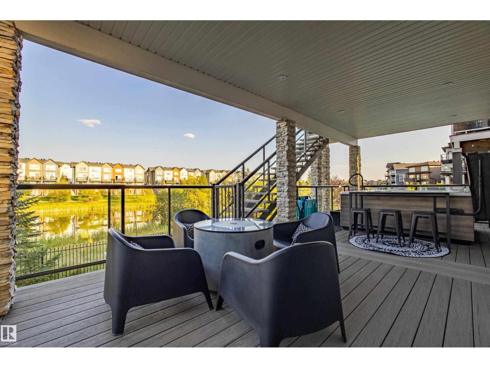 6013 Naden Ld Nw, Edmonton, AB - Outdoor With Deck Patio Veranda With Exterior