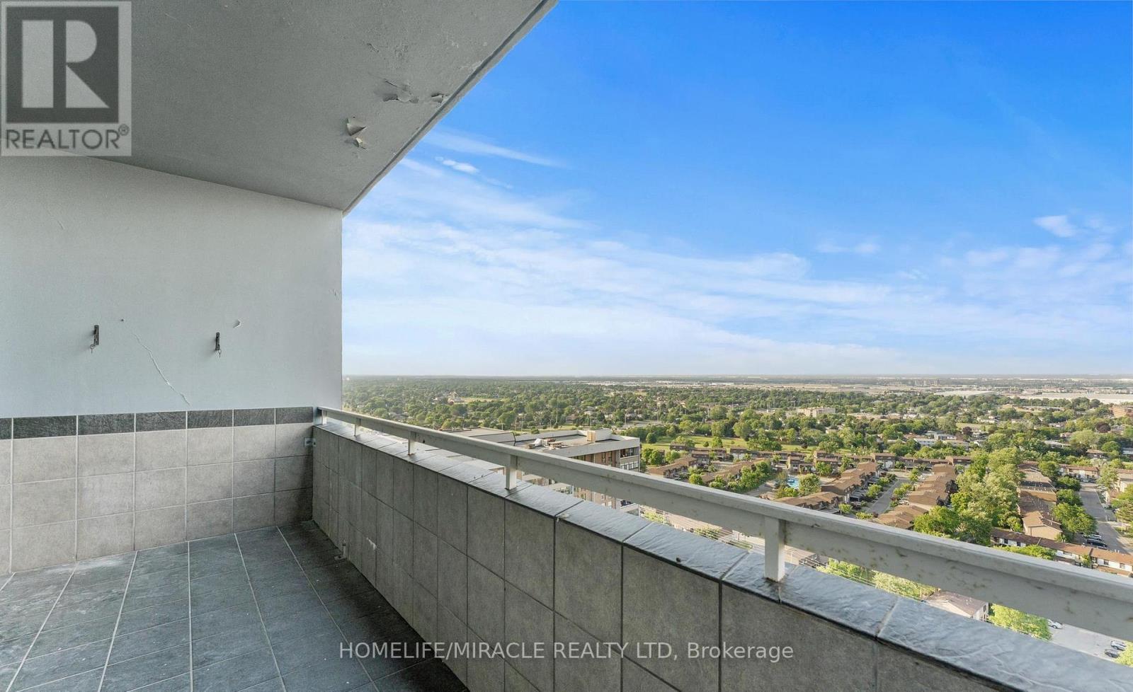 2605 - 18 Knightsbridge Road, Brampton, ON - Outdoor With Balcony With View With Exterior