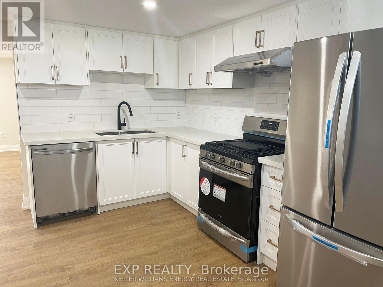 Lower - 533 Carman Court, Oshawa, ON - Indoor Photo Showing Kitchen With Stainless Steel Kitchen With Double Sink