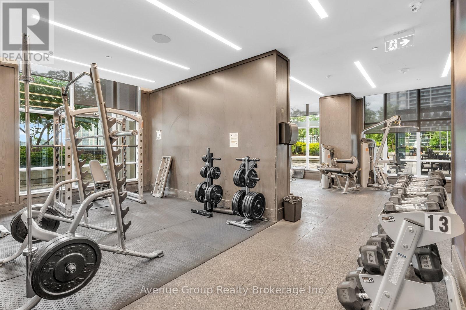 1106 - 7 Mabelle Avenue, Toronto, ON - Indoor Photo Showing Gym Room