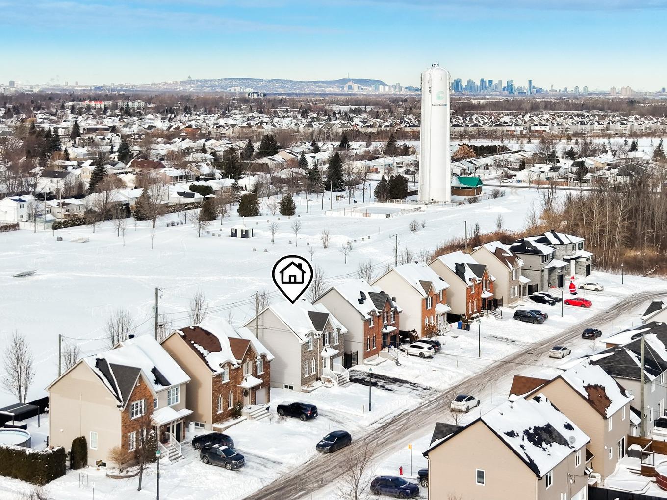 Aerial photo - 9 Rue Cloutier, Saint-Constant, QC - Outdoor With View