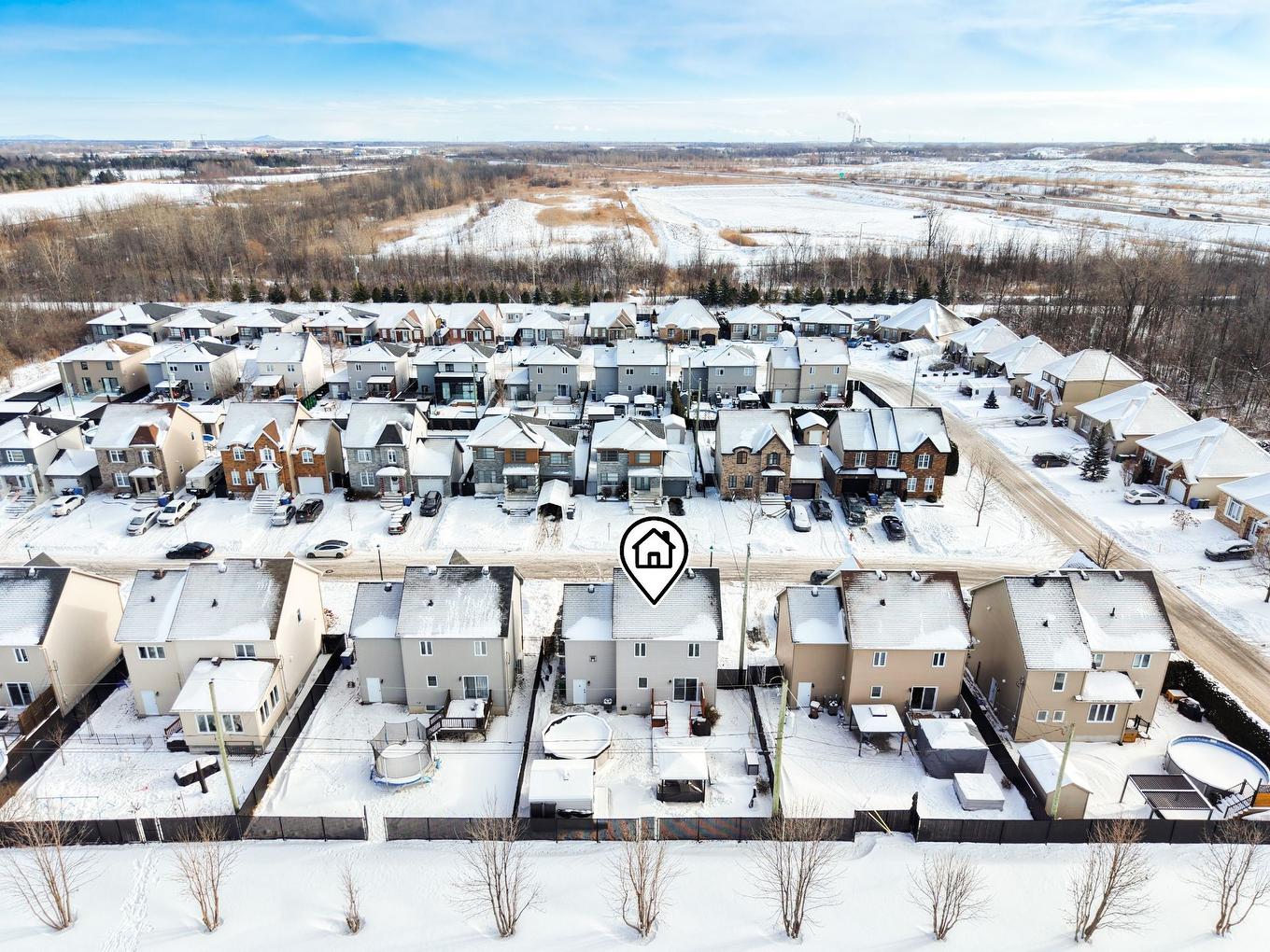 Aerial photo - 9 Rue Cloutier, Saint-Constant, QC - Outdoor With View