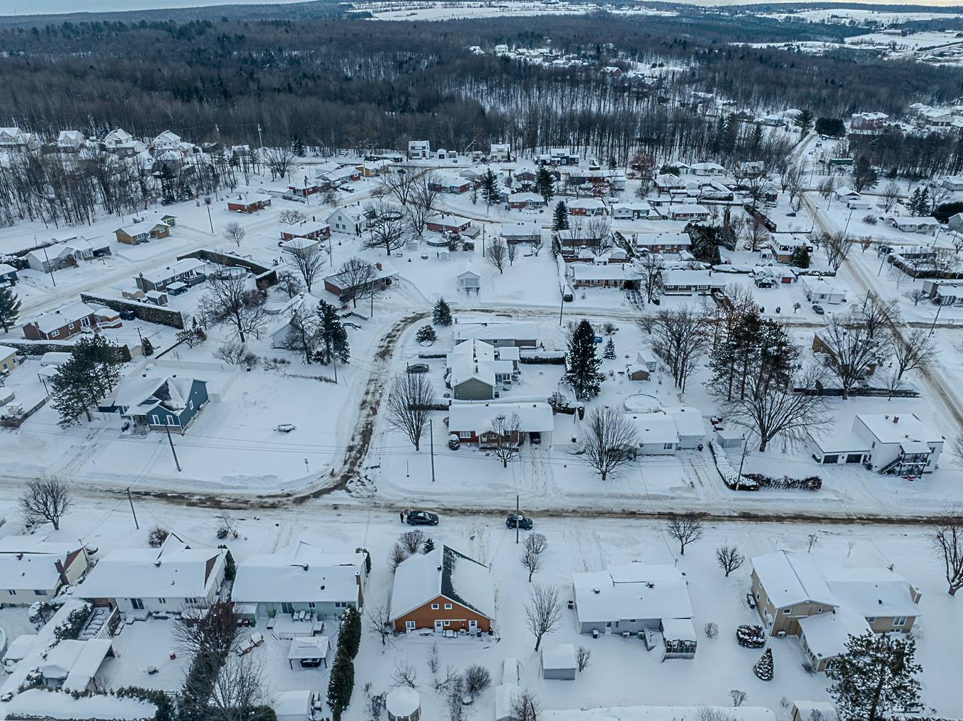 Aerial photo - 124 Rue Poitras, Val-Des-Sources, QC - Outdoor With View