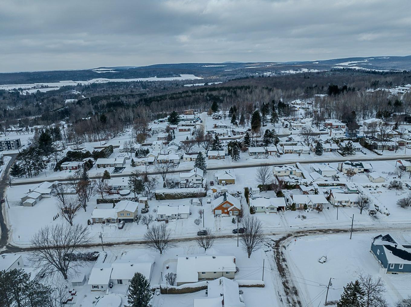 Aerial photo - 124 Rue Poitras, Val-Des-Sources, QC - Outdoor With View