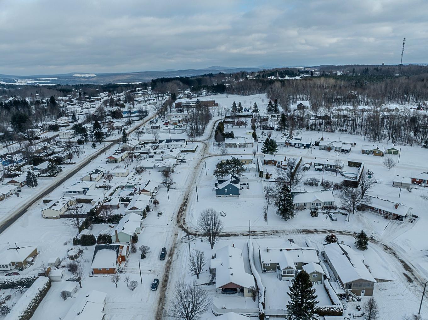 Aerial photo - 124 Rue Poitras, Val-Des-Sources, QC - Outdoor With View