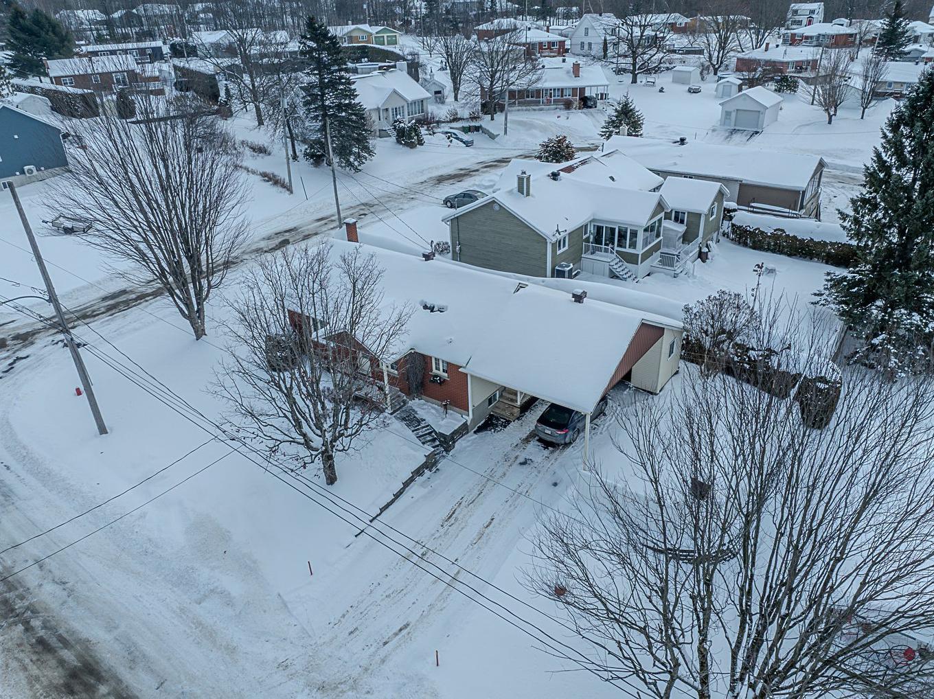 Aerial photo - 124 Rue Poitras, Val-Des-Sources, QC - Outdoor With View