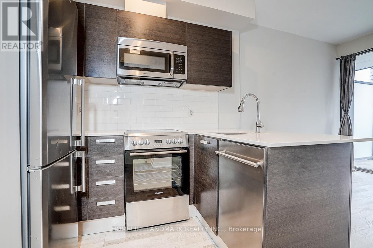 1909 - 57 St Joseph Street, Toronto, ON - Indoor Photo Showing Kitchen With Stainless Steel Kitchen With Upgraded Kitchen