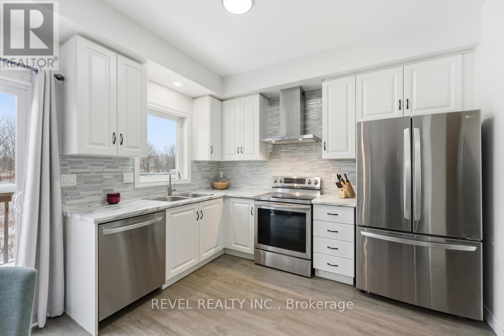 33 Barley Lane, Hamilton, ON - Indoor Photo Showing Kitchen With Double Sink With Upgraded Kitchen