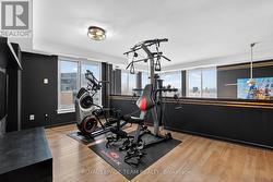 loft area-home gym -