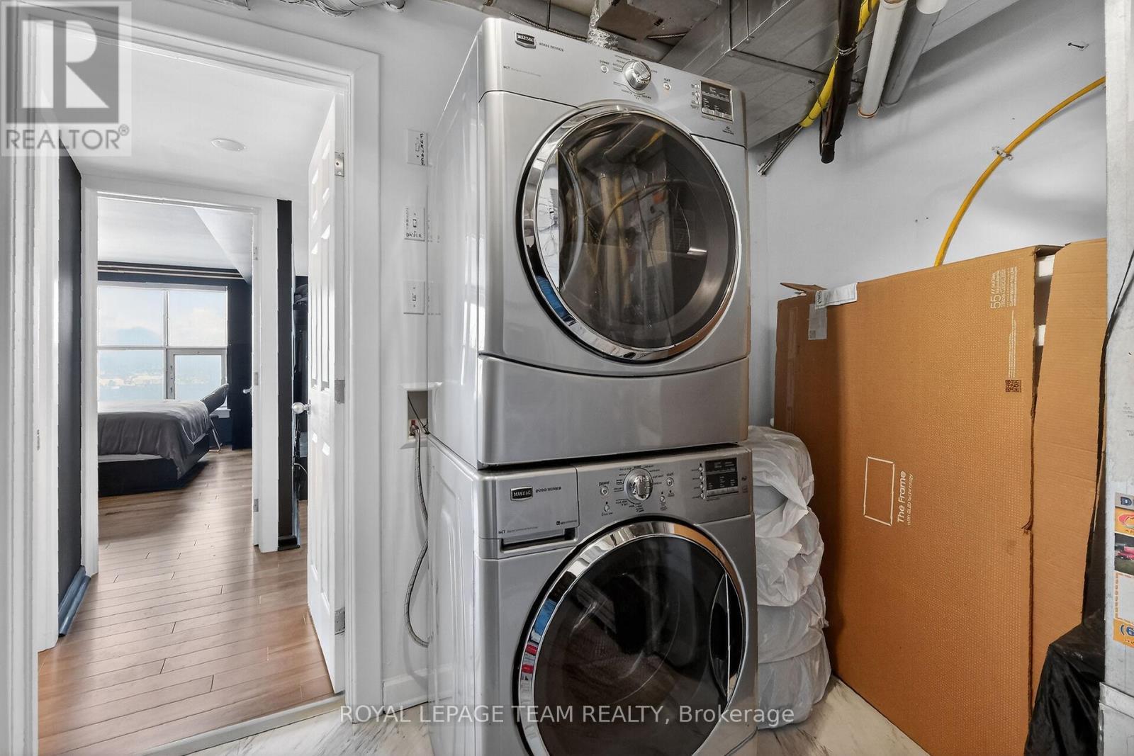 utility/storage/laundry room - 306 - 29 Main Street, Ottawa, ON - Indoor Photo Showing Laundry Room