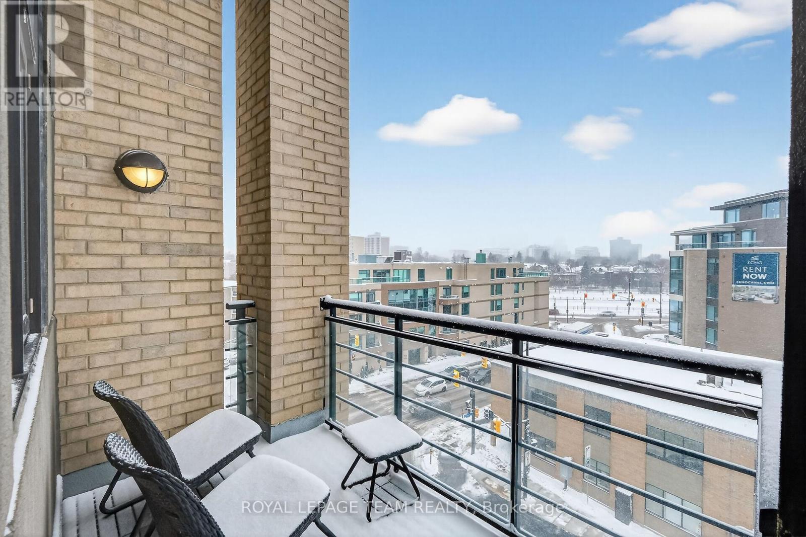 balcony with view of the canal - 306 - 29 Main Street, Ottawa, ON - Outdoor