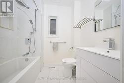 The updated 4-piece bathroom. -