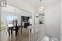 dining with patio on second level -